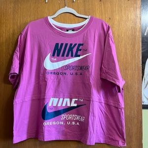 Pink Nike 2X athletic Sportswear